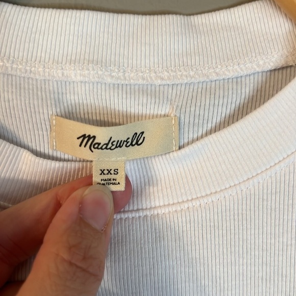 Madewell Supima® Rib Tee Size XXS - Picture 5 of 7
